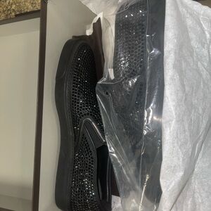 Gucci Black Slip-On Men's Shoes EU 42- US Men Size 9